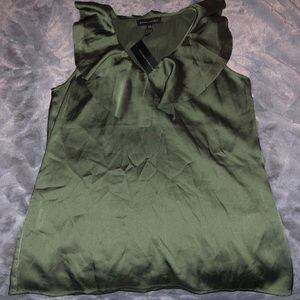 Banana Republic Olive Green Tank Blouse